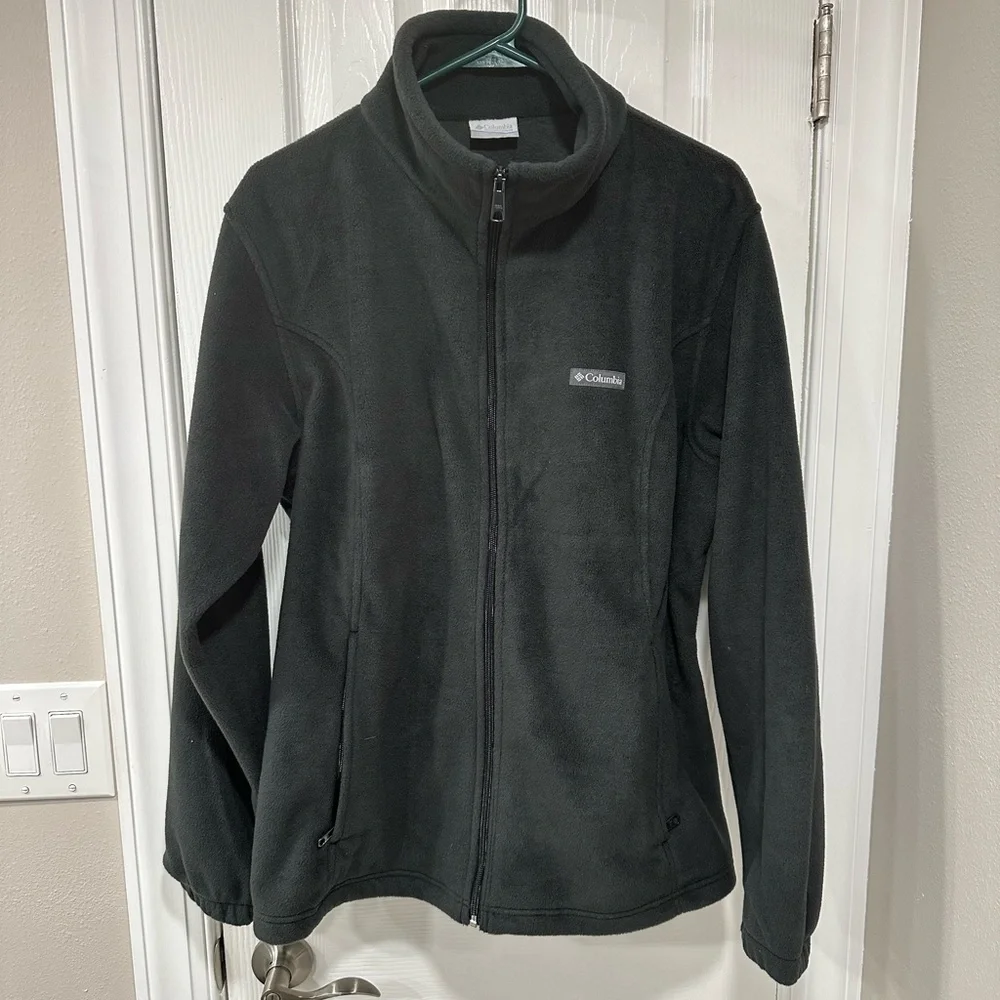 Columbia Charcoal Full-Zip Fleece Jacket - Picture 1 of 3